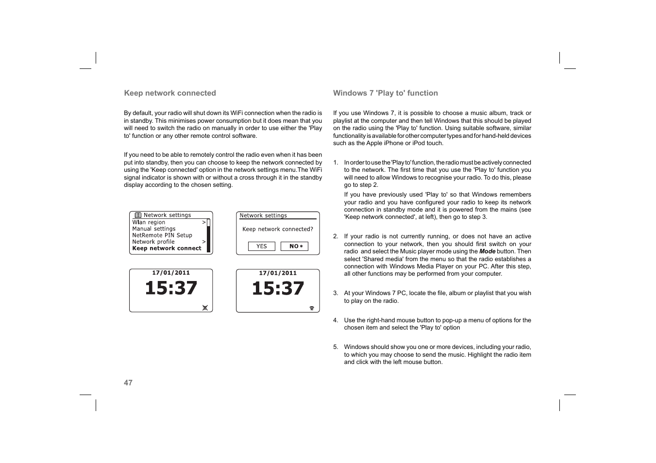 Roberts Radio 105 User Manual | Page 48 / 76