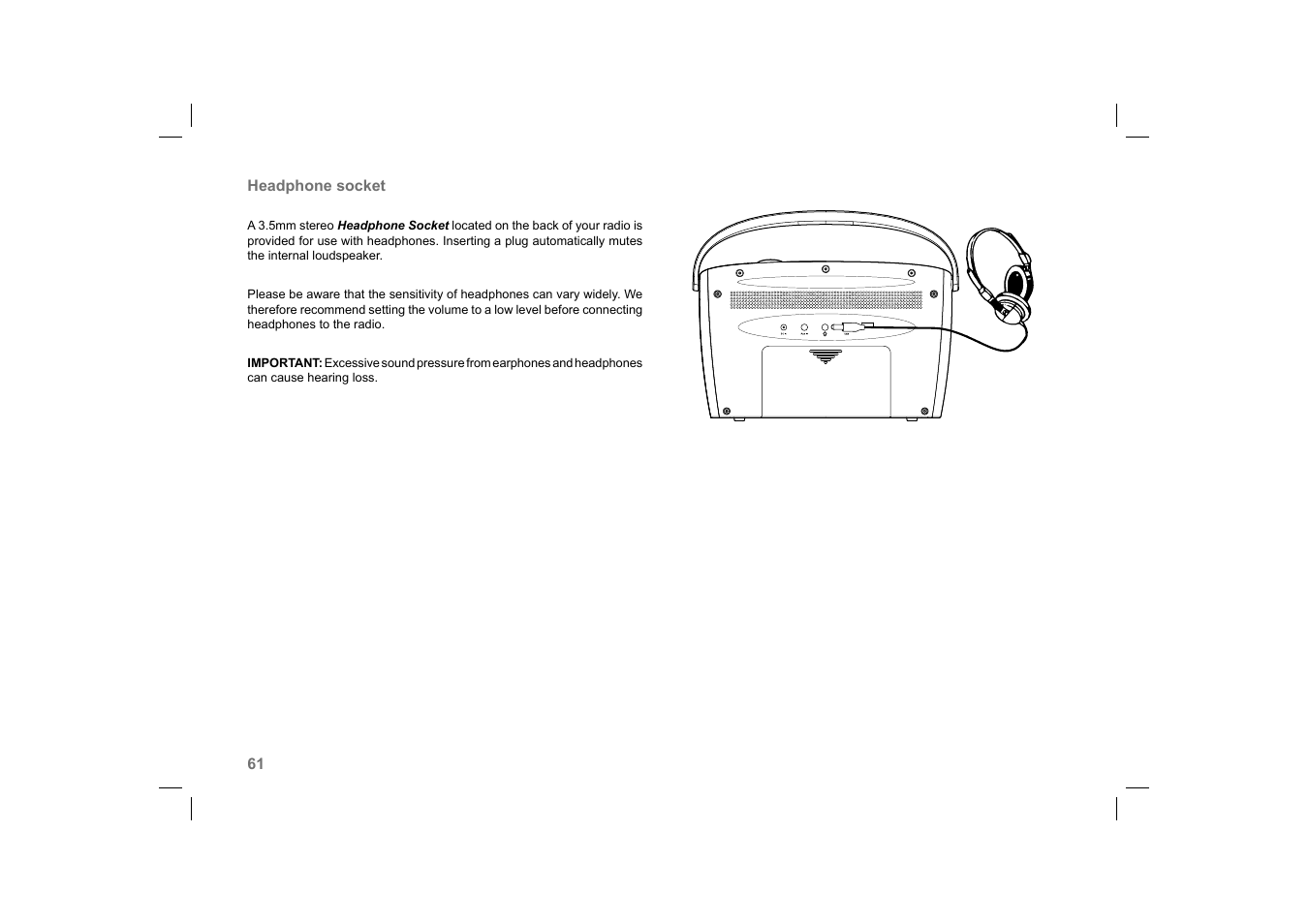 Roberts Radio 105 User Manual | Page 62 / 76