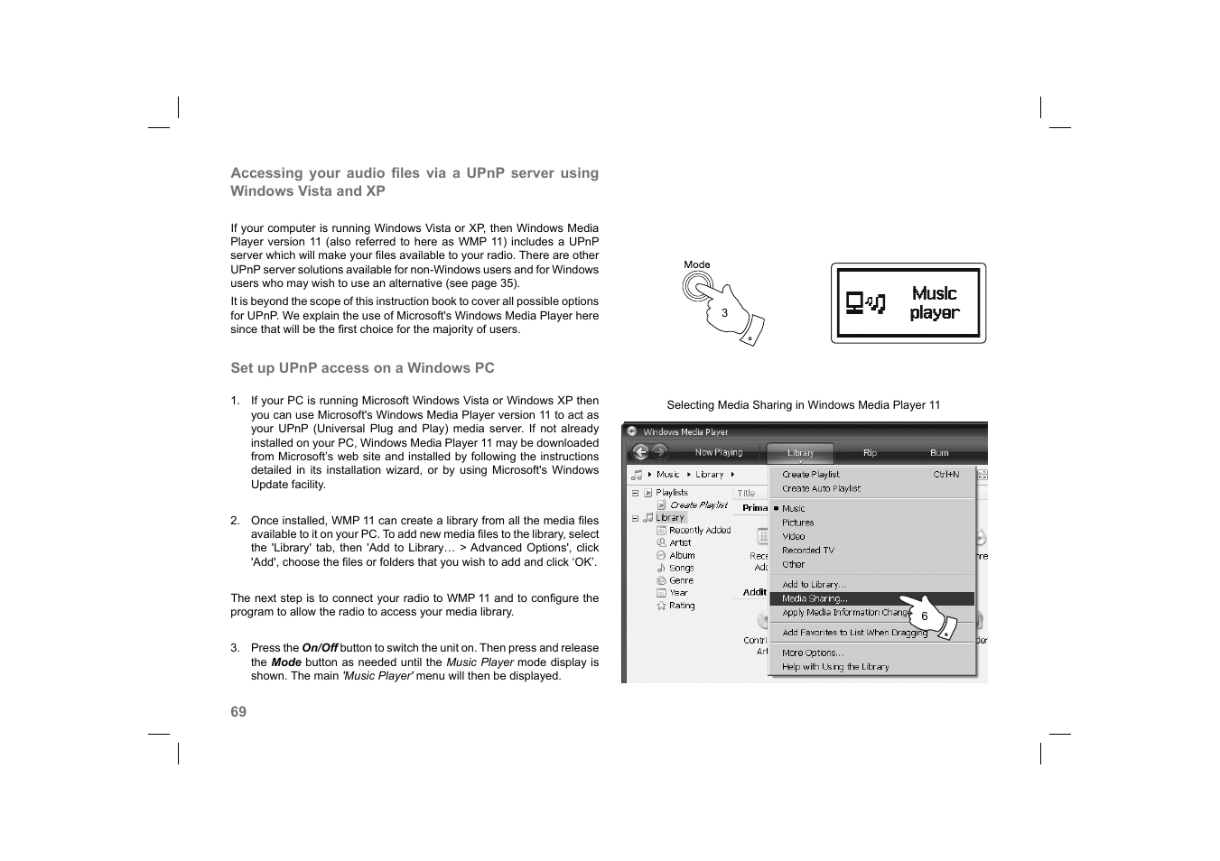 Roberts Radio 105 User Manual | Page 70 / 76