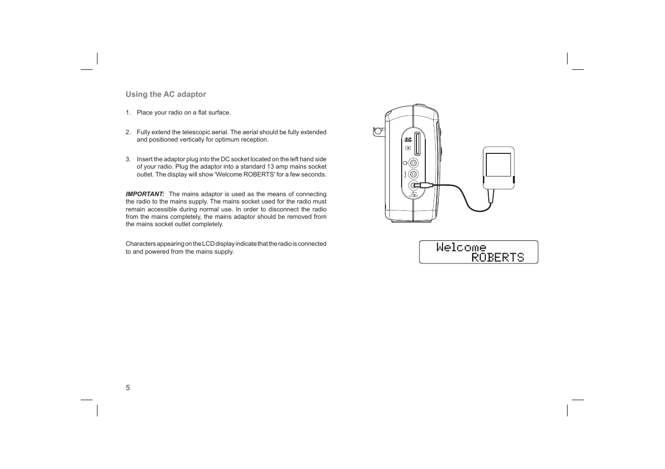 Roberts Radio RecordR User Manual | Page 6 / 48