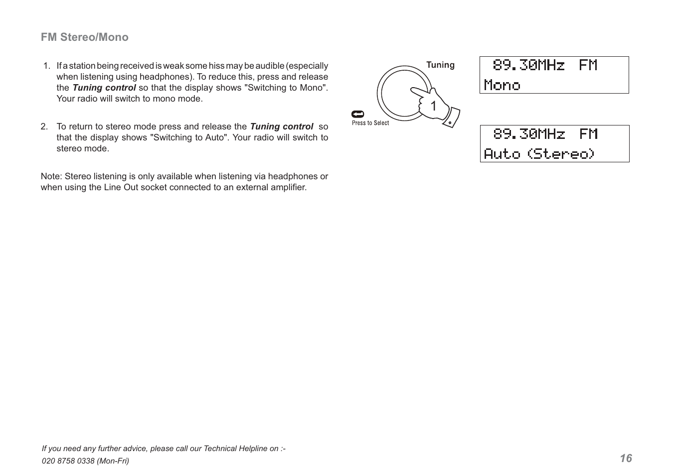 Roberts Radio Revival RD-60 User Manual | Page 17 / 24