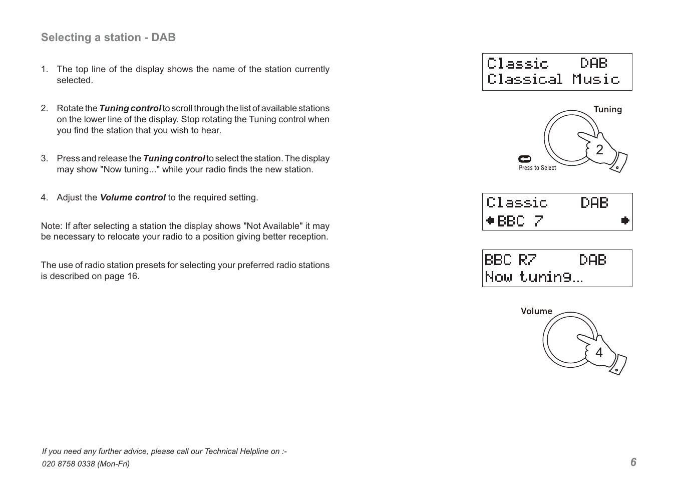 Roberts Radio Revival RD-60 User Manual | Page 7 / 24