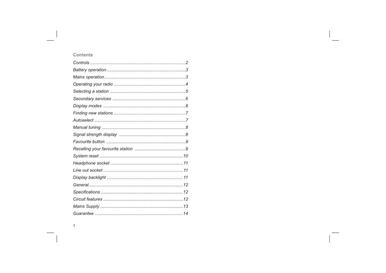 Roberts Radio Gemini 28 RD-28 User Manual | Page 2 / 16