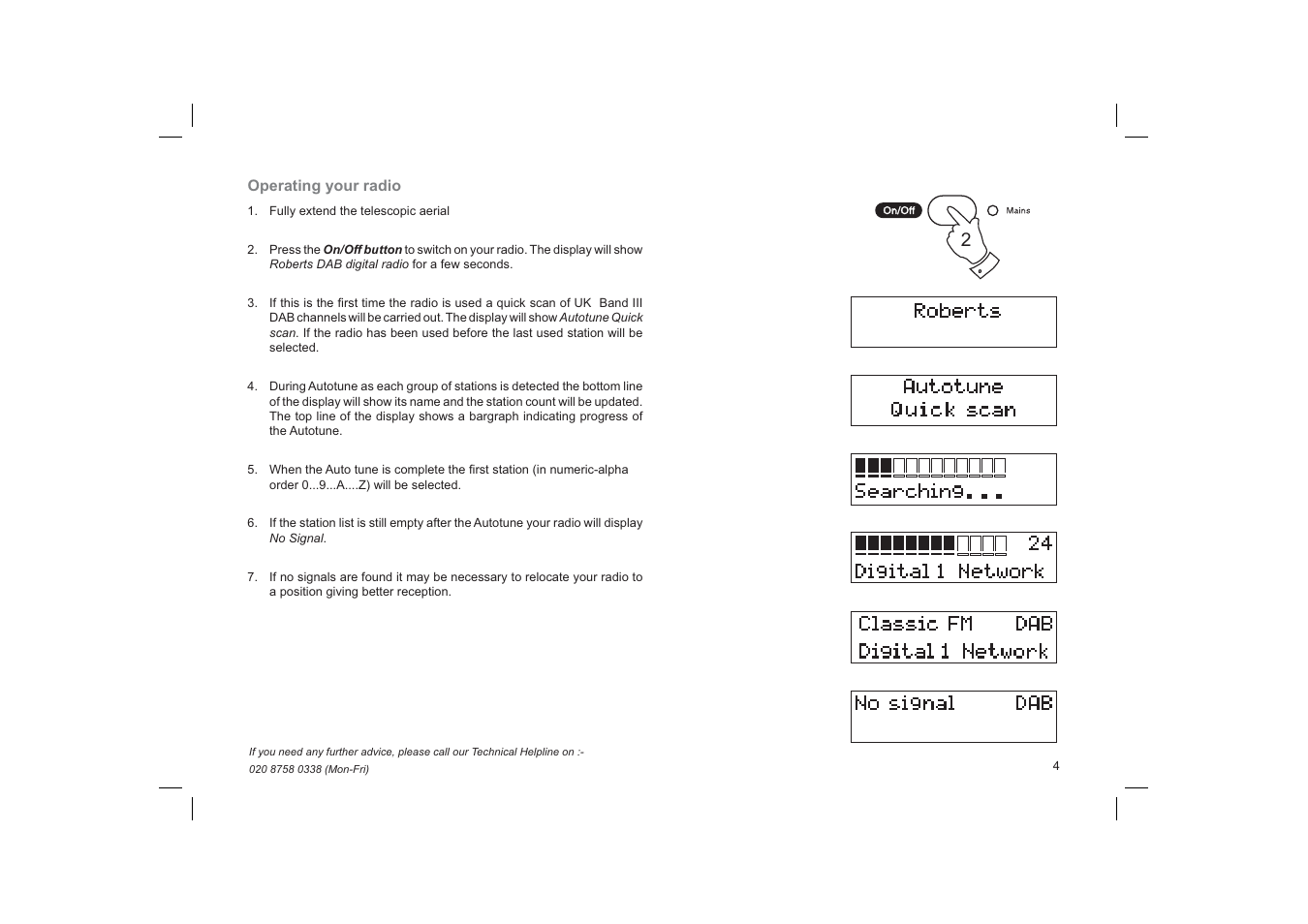 Roberts Radio Gemini 28 RD-28 User Manual | Page 5 / 16