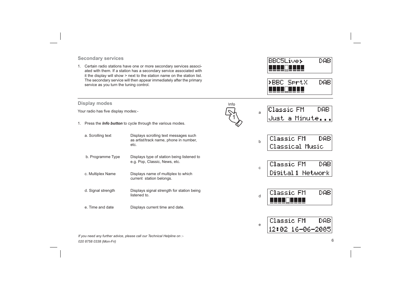 Roberts Radio Gemini 28 RD-28 User Manual | Page 7 / 16