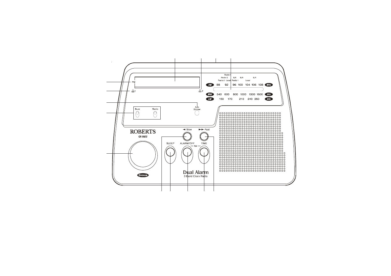 Roberts Radio CR9922 User Manual | Page 2 / 12