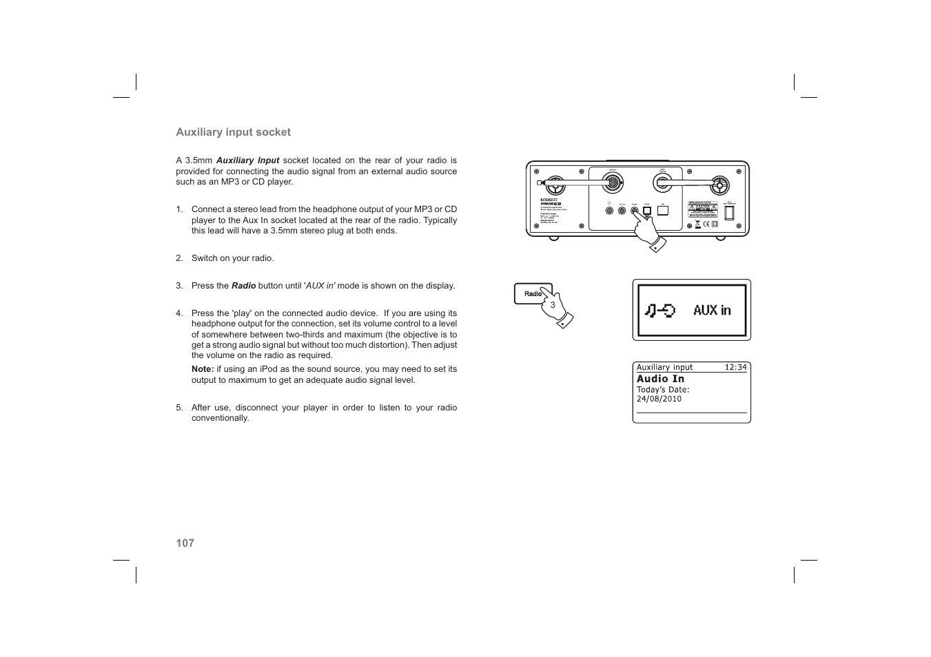 Roberts Radio 63I User Manual | Page 108 / 124