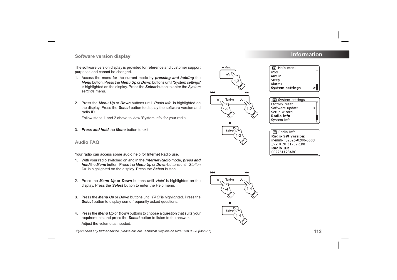 Information | Roberts Radio 63I User Manual | Page 113 / 124