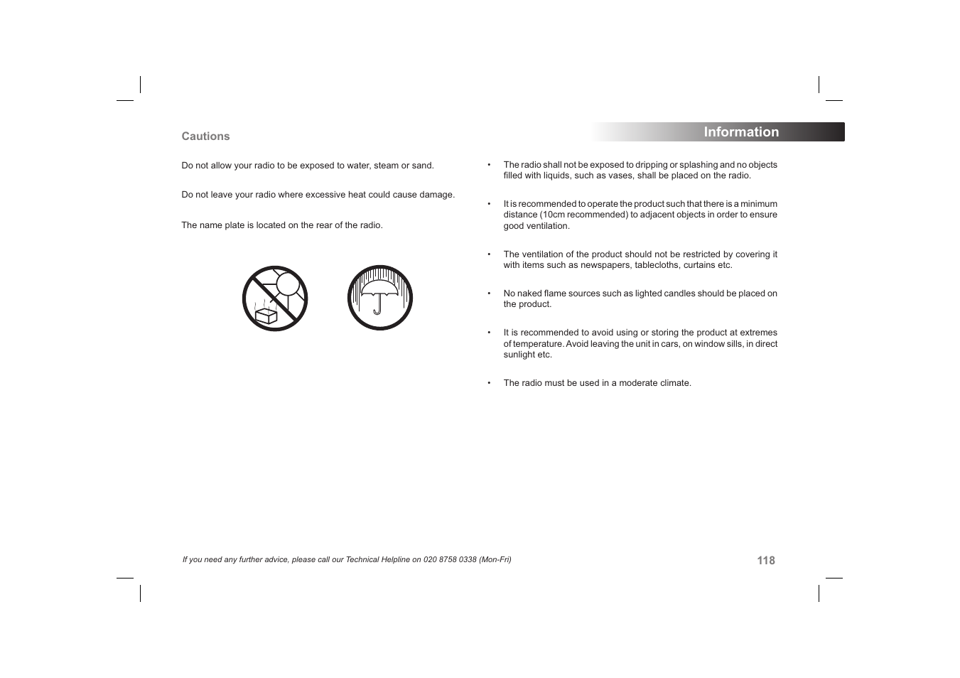 Information | Roberts Radio 63I User Manual | Page 119 / 124