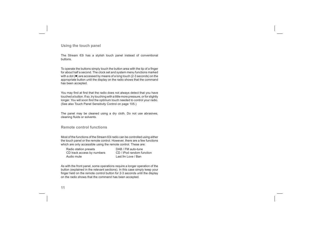 Roberts Radio 63I User Manual | Page 12 / 124