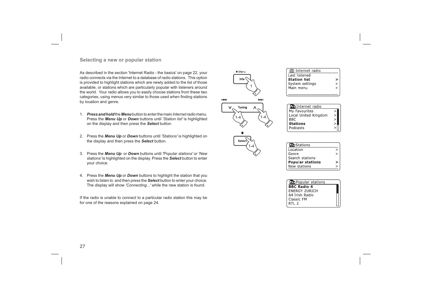 Roberts Radio 63I User Manual | Page 28 / 124