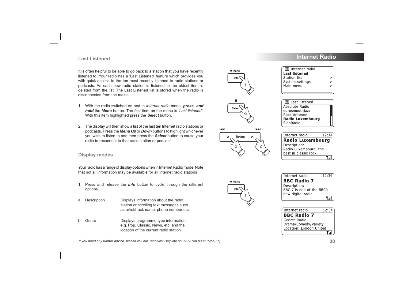 Internet radio | Roberts Radio 63I User Manual | Page 31 / 124