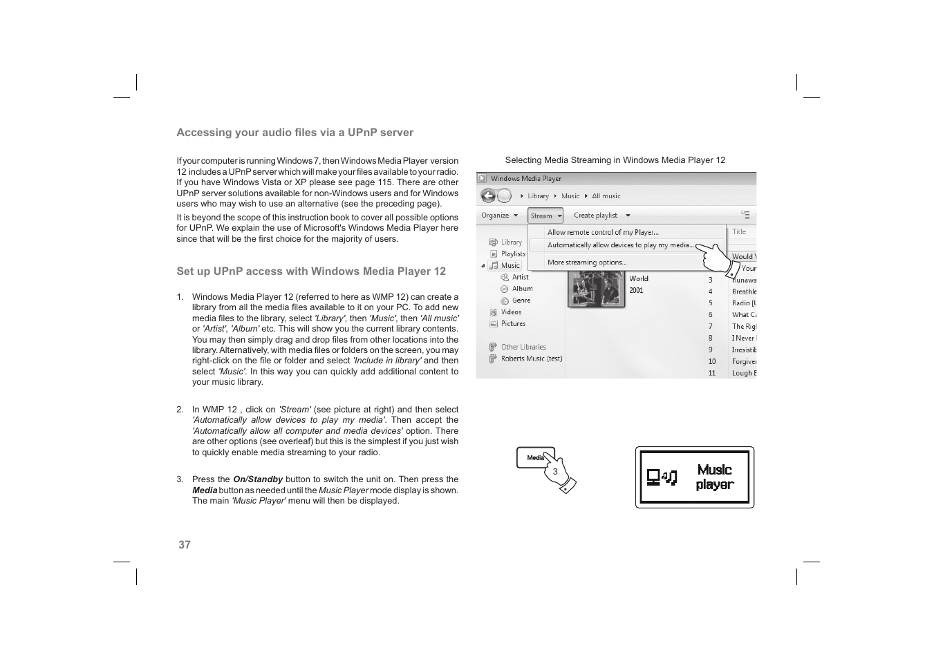 Roberts Radio 63I User Manual | Page 38 / 124