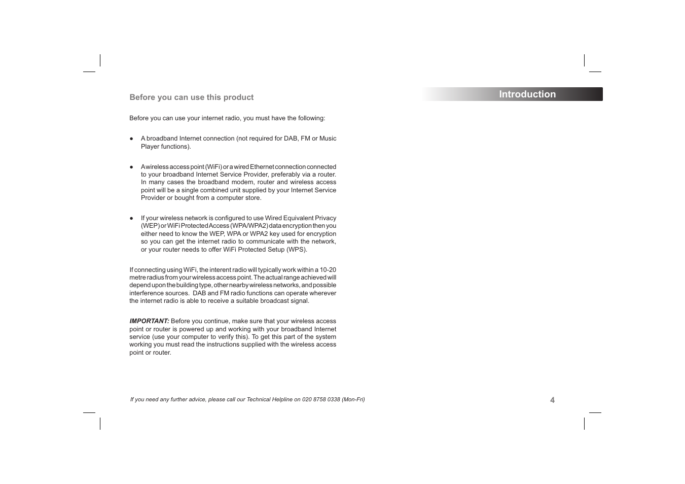 Introduction | Roberts Radio 63I User Manual | Page 5 / 124