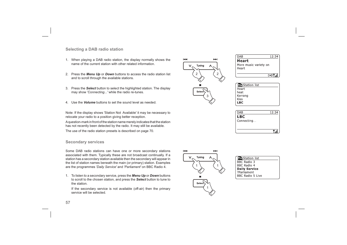 Roberts Radio 63I User Manual | Page 58 / 124