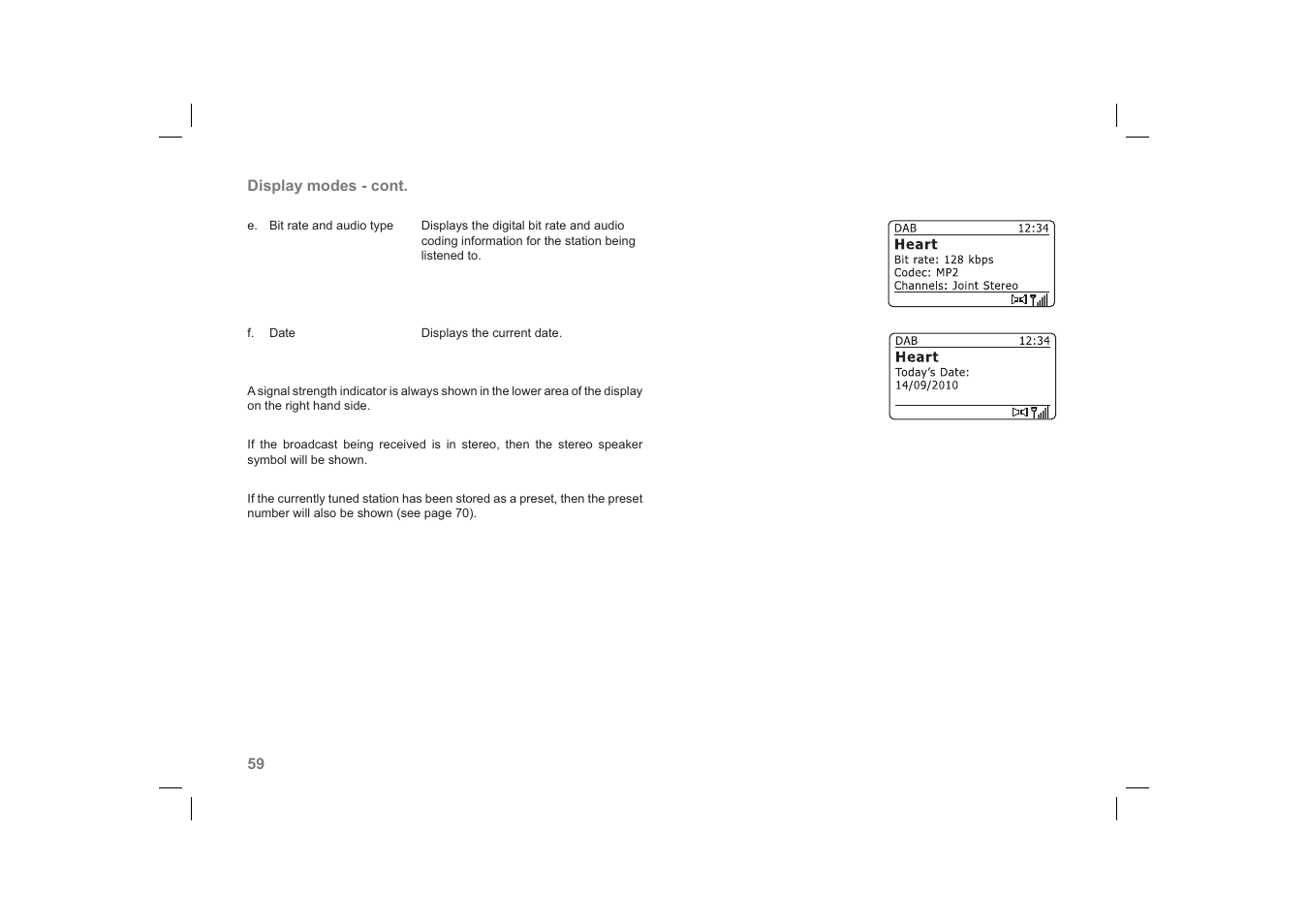 Roberts Radio 63I User Manual | Page 60 / 124