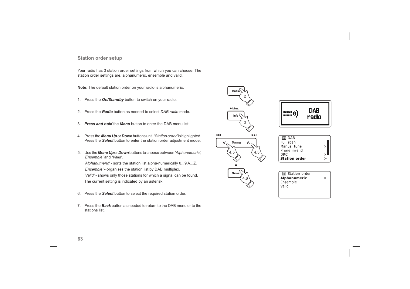 Roberts Radio 63I User Manual | Page 64 / 124