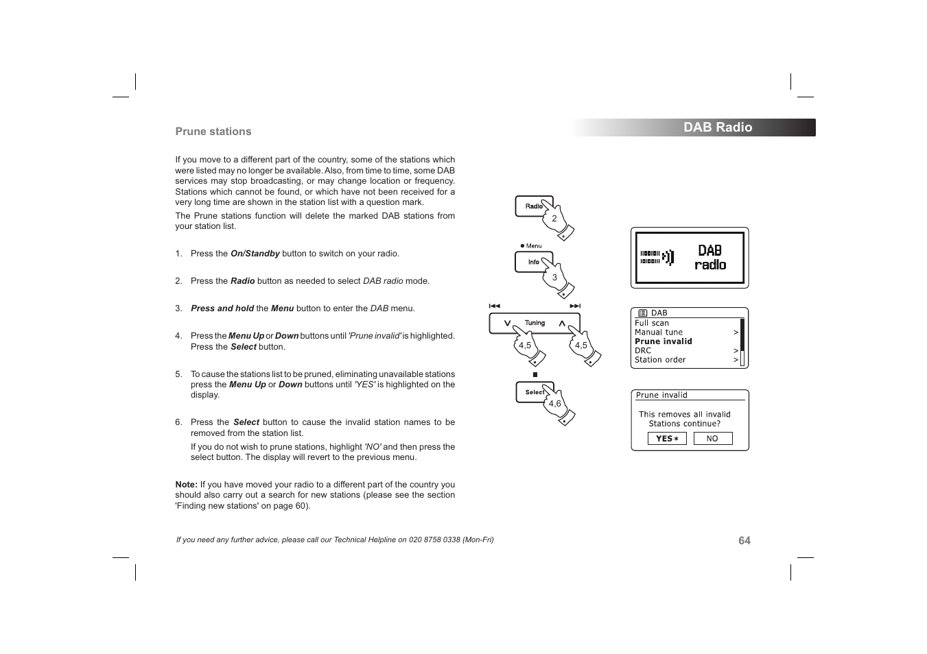 Dab radio | Roberts Radio 63I User Manual | Page 65 / 124