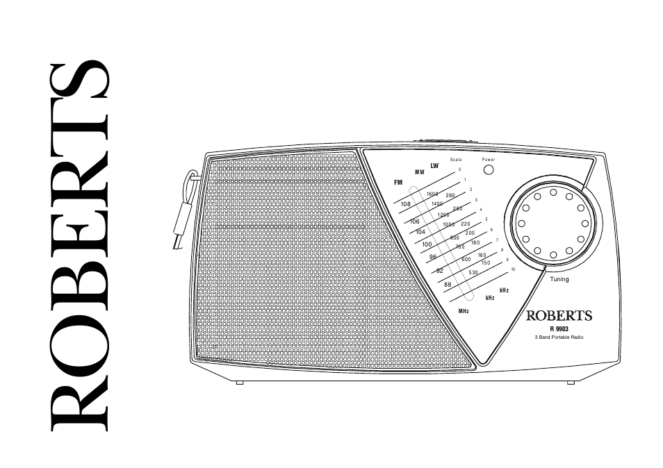 Roberts Radio R9903 User Manual | 8 pages