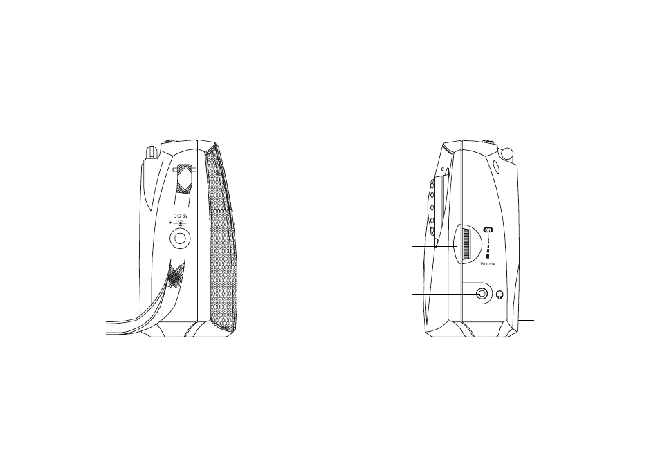 Controls (left side), Right side) | Roberts Radio R9903 User Manual | Page 3 / 8