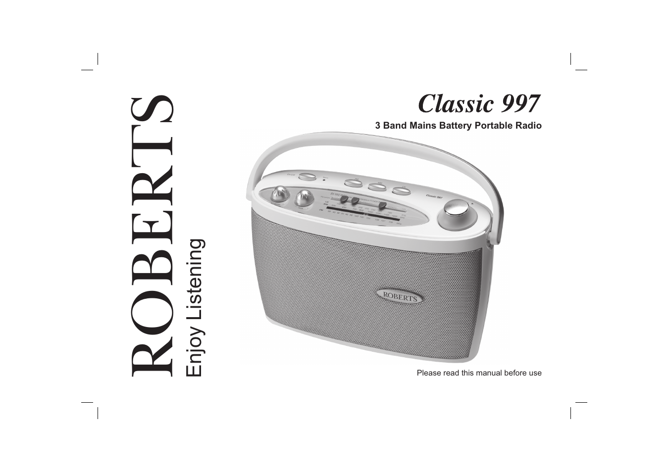 Roberts Radio 997 User Manual | 16 pages