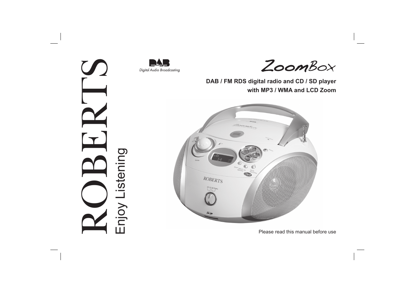 Roberts Radio ZoomBox User Manual | 32 pages