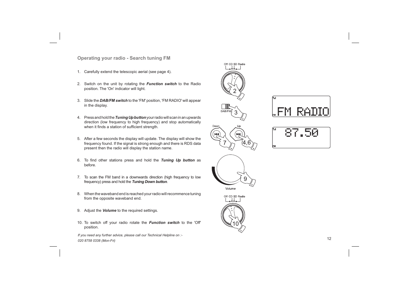 Roberts Radio ZoomBox User Manual | Page 13 / 32