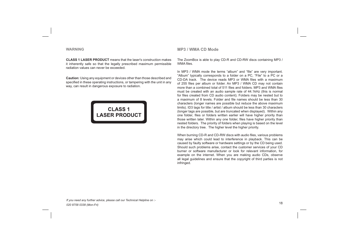Roberts Radio ZoomBox User Manual | Page 19 / 32