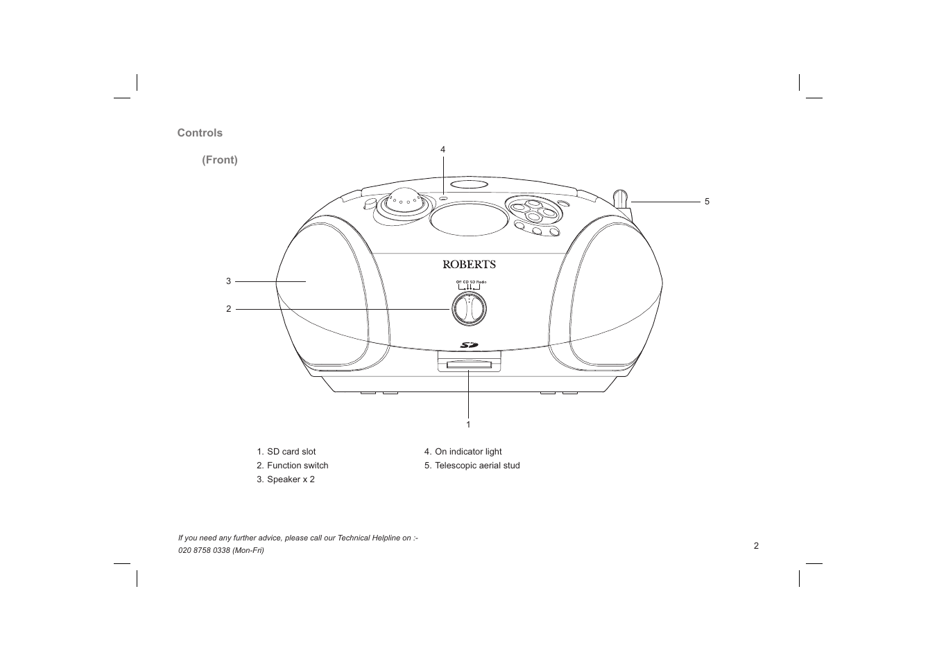 Roberts Radio ZoomBox User Manual | Page 3 / 32