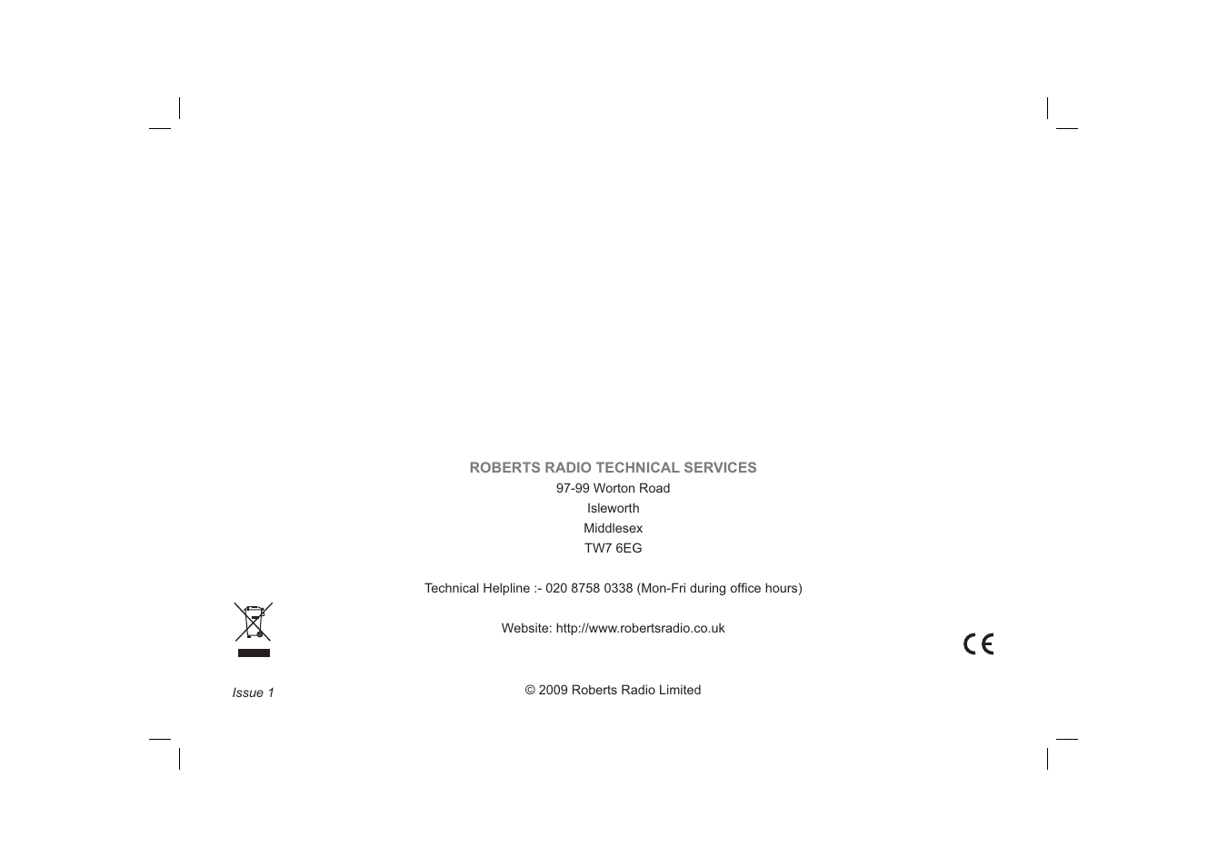 Roberts Radio ZoomBox User Manual | Page 32 / 32