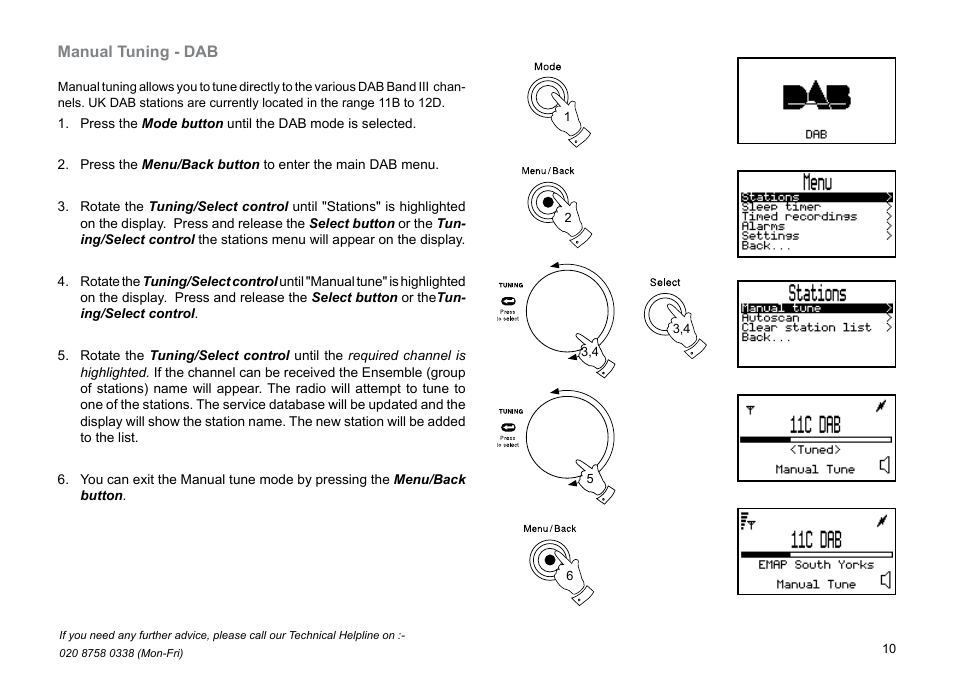 Roberts Radio MP-30 User Manual | Page 11 / 64