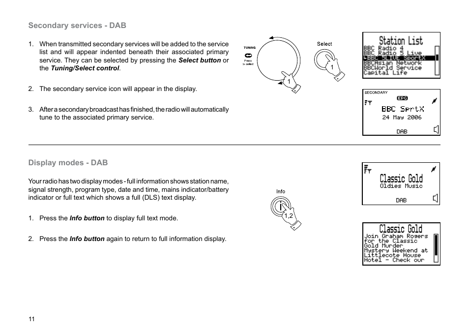 Roberts Radio MP-30 User Manual | Page 12 / 64