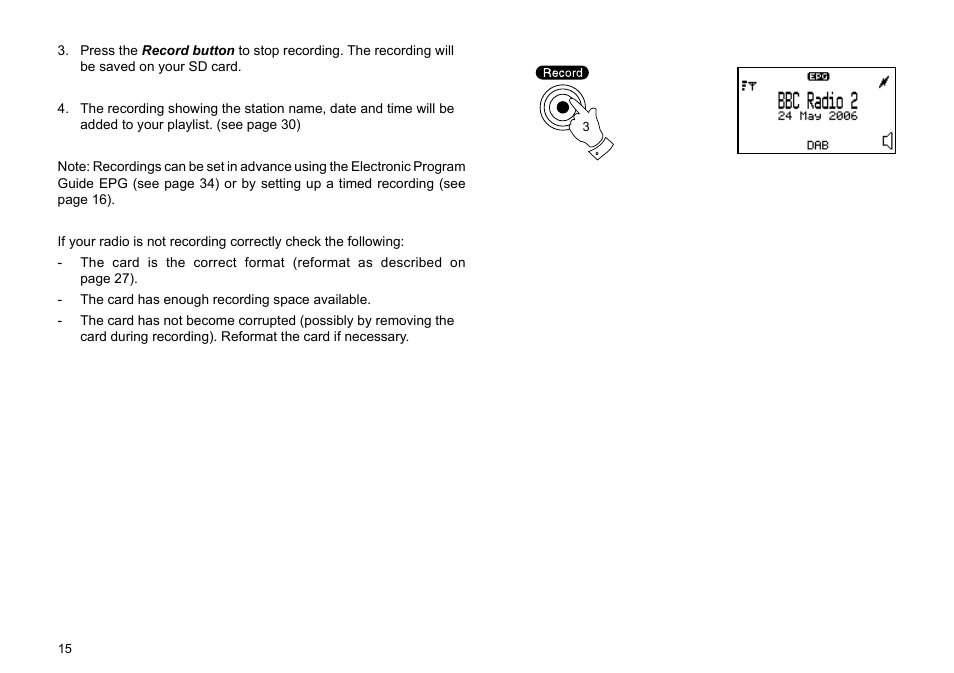 Roberts Radio MP-30 User Manual | Page 16 / 64