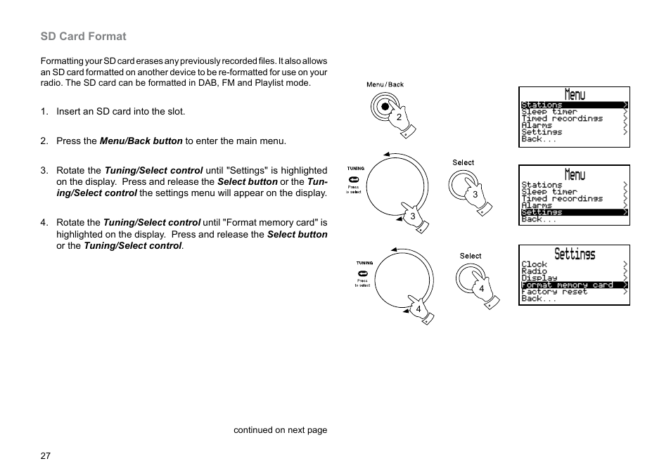 Roberts Radio MP-30 User Manual | Page 28 / 64