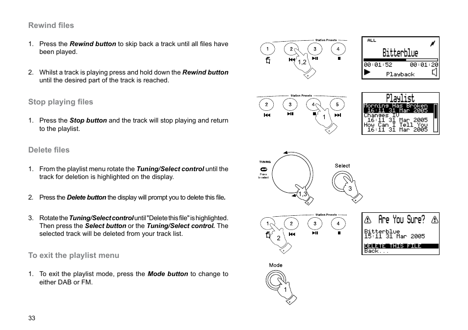 Roberts Radio MP-30 User Manual | Page 34 / 64