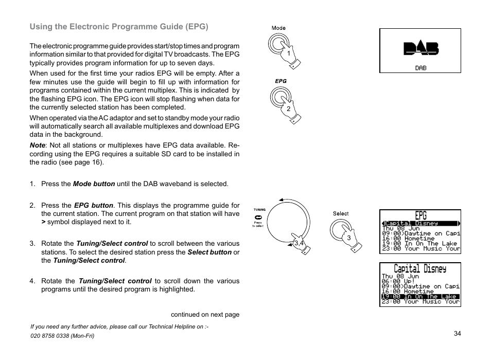 Roberts Radio MP-30 User Manual | Page 35 / 64