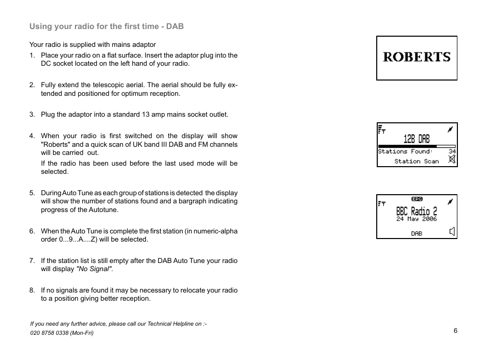 Roberts Radio MP-30 User Manual | Page 7 / 64