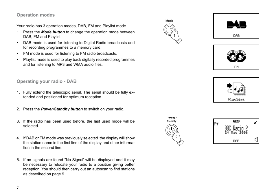 Roberts Radio MP-30 User Manual | Page 8 / 64