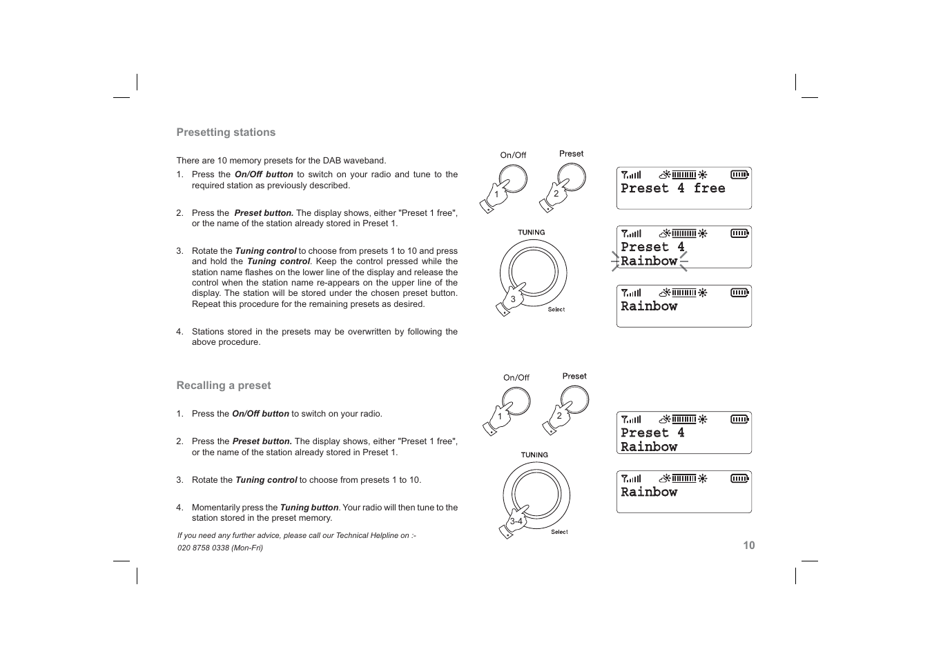 Roberts Radio SolarDAB Solar Powered DAB Radio User Manual | Page 11 / 20