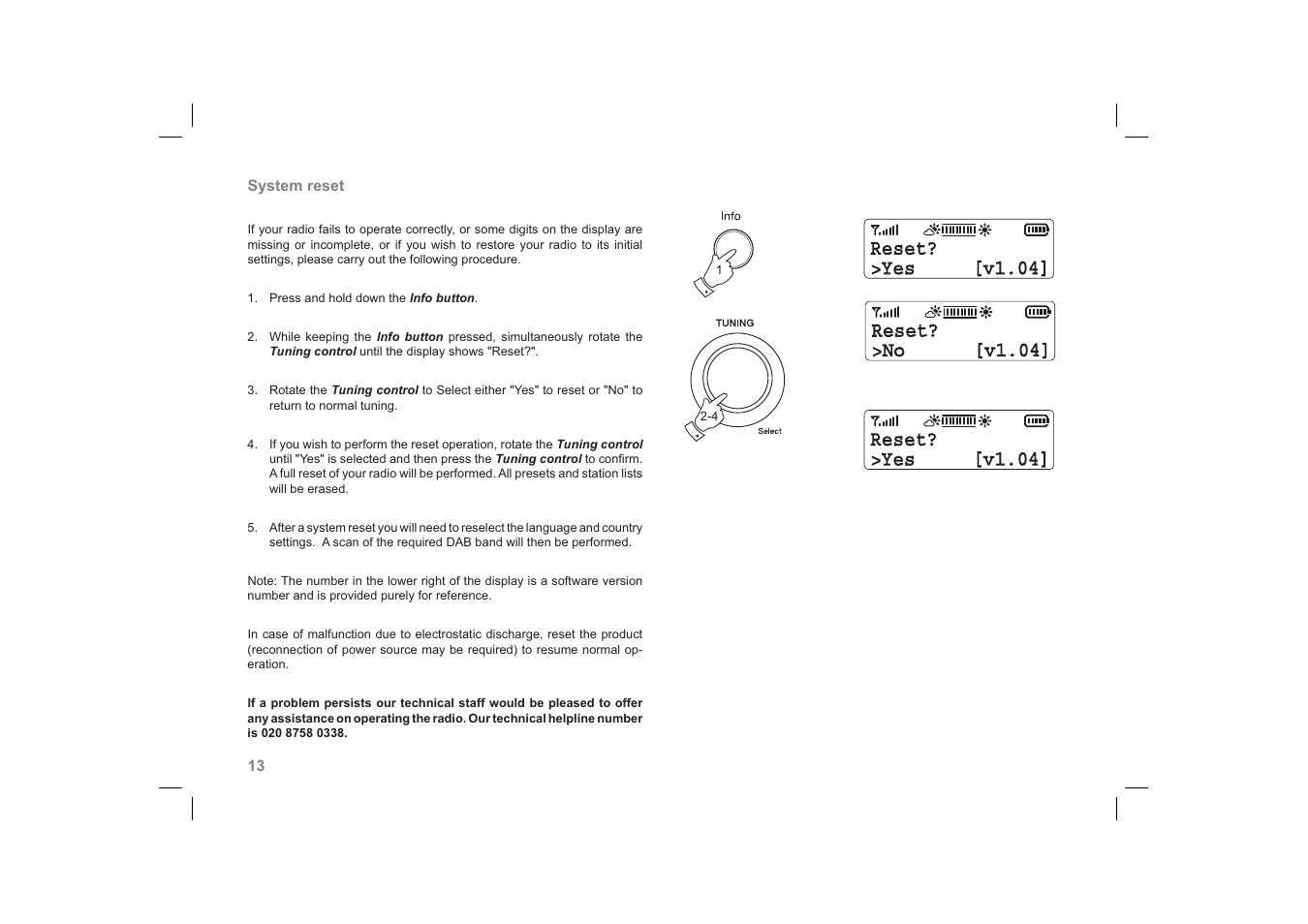 Roberts Radio SolarDAB Solar Powered DAB Radio User Manual | Page 14 / 20