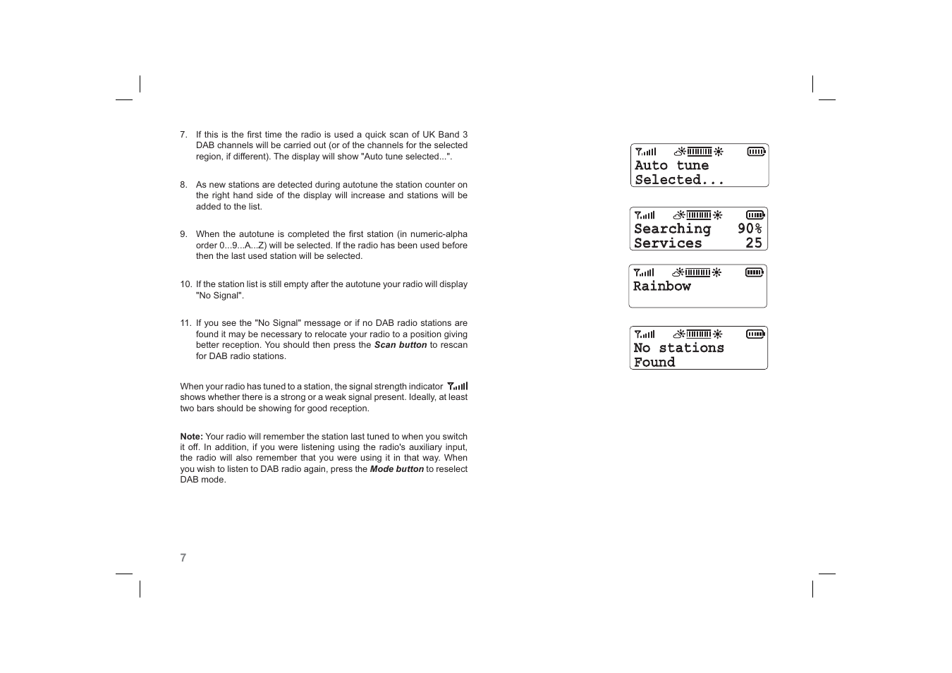 Roberts Radio SolarDAB Solar Powered DAB Radio User Manual | Page 8 / 20