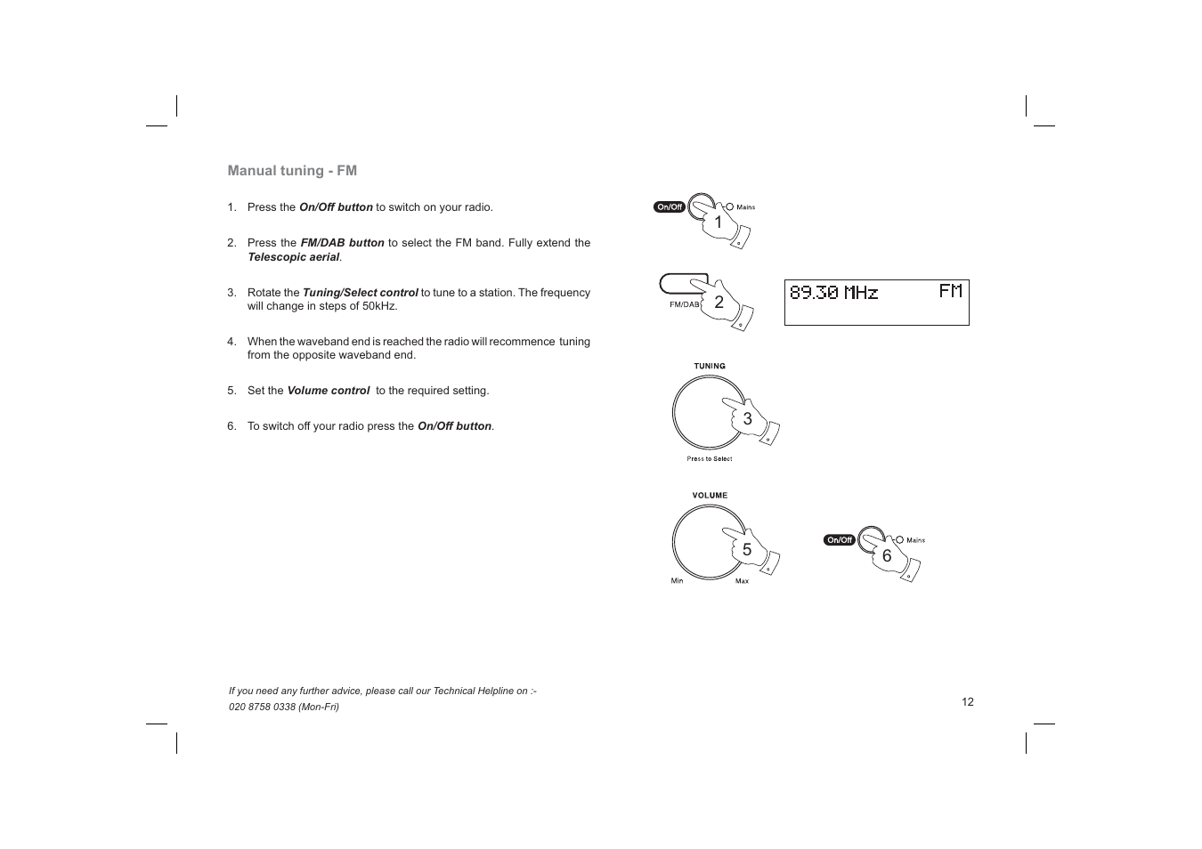 Roberts Radio RD-76 User Manual | Page 13 / 20