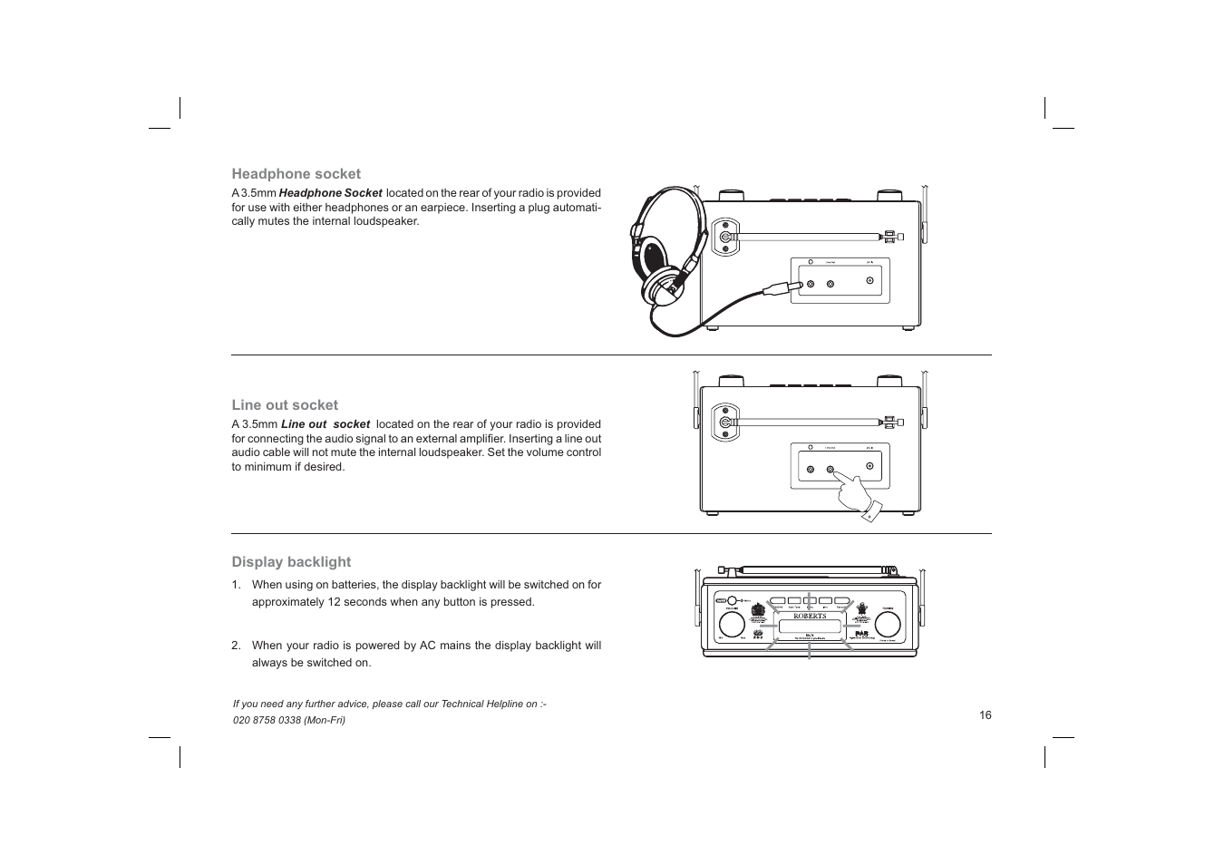 Roberts Radio RD-76 User Manual | Page 17 / 20