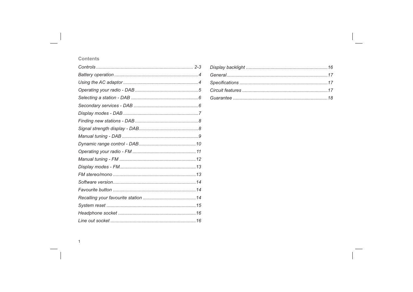 Roberts Radio RD-76 User Manual | Page 2 / 20