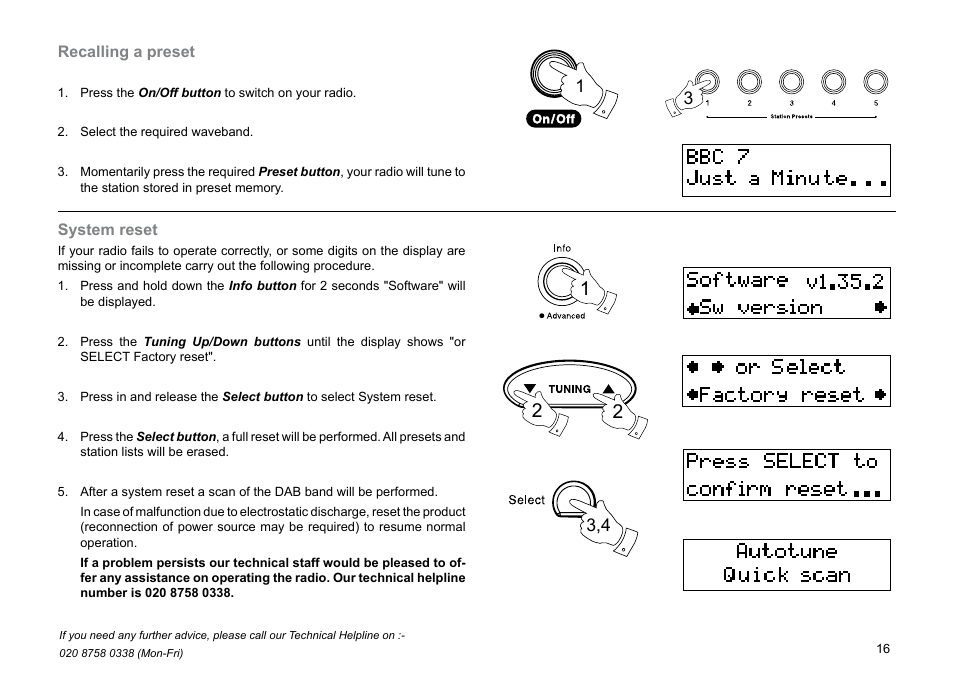 Roberts Radio Gemini 46 RD-46 User Manual | Page 17 / 20