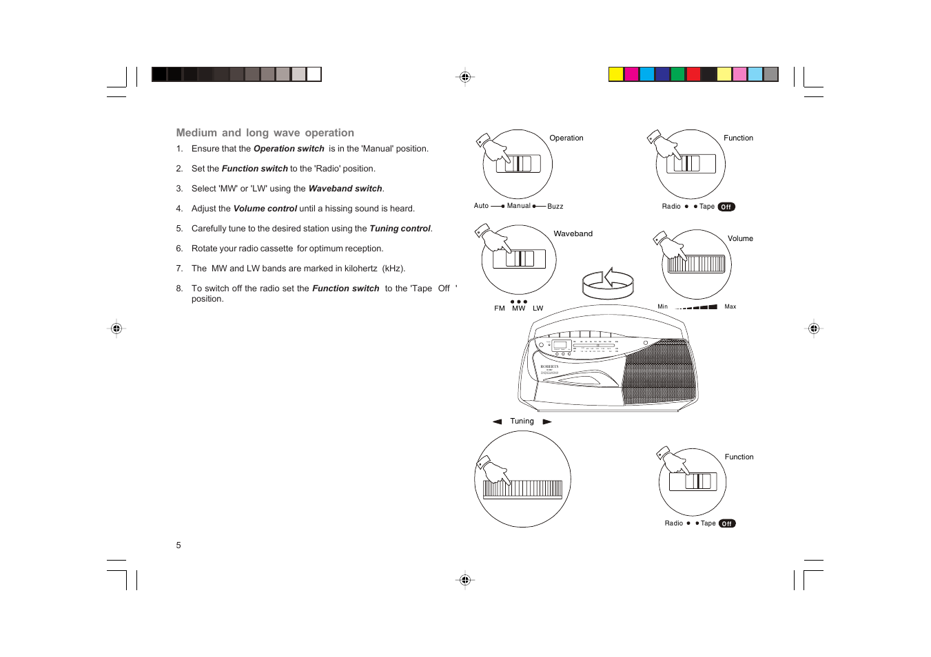 Roberts Radio RC9907 User Manual | Page 6 / 20