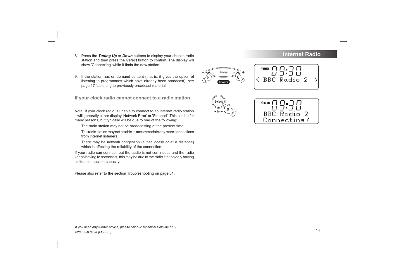 Internet radio | Roberts Radio STREAMTime User Manual | Page 15 / 68