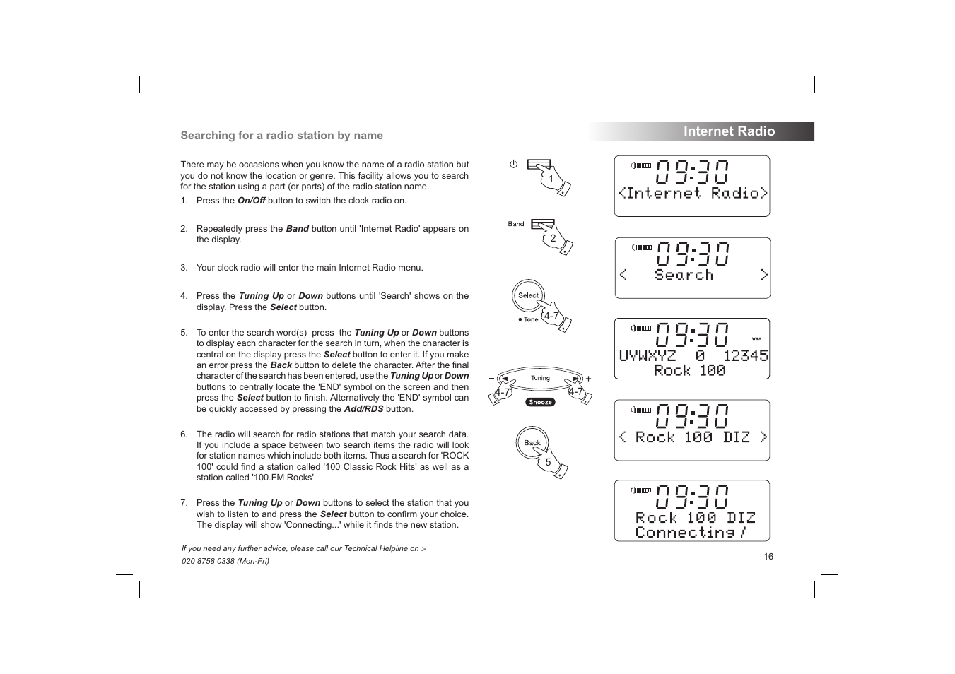 Internet radio | Roberts Radio STREAMTime User Manual | Page 17 / 68