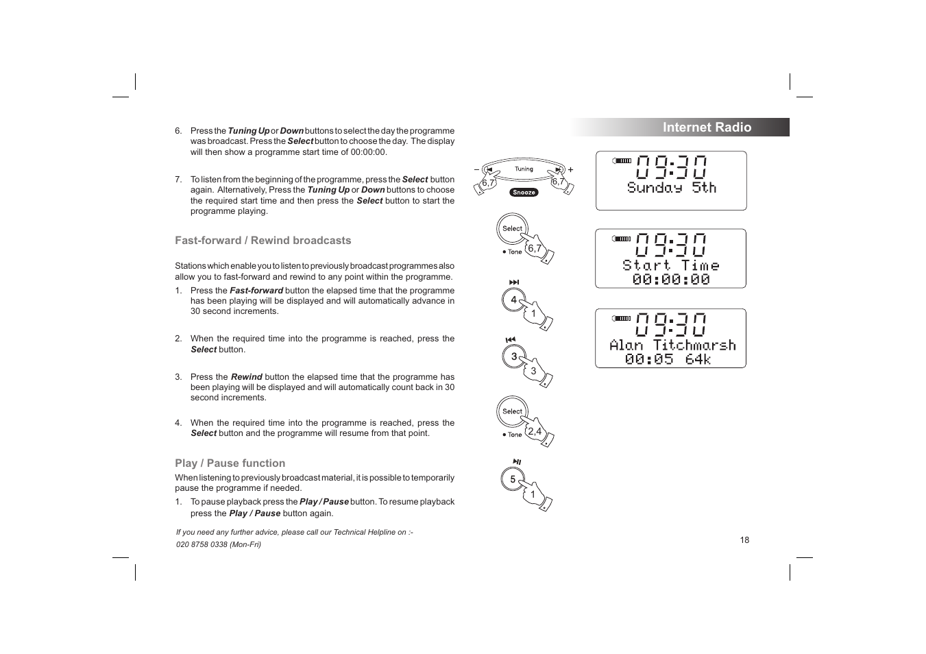 Internet radio | Roberts Radio STREAMTime User Manual | Page 19 / 68