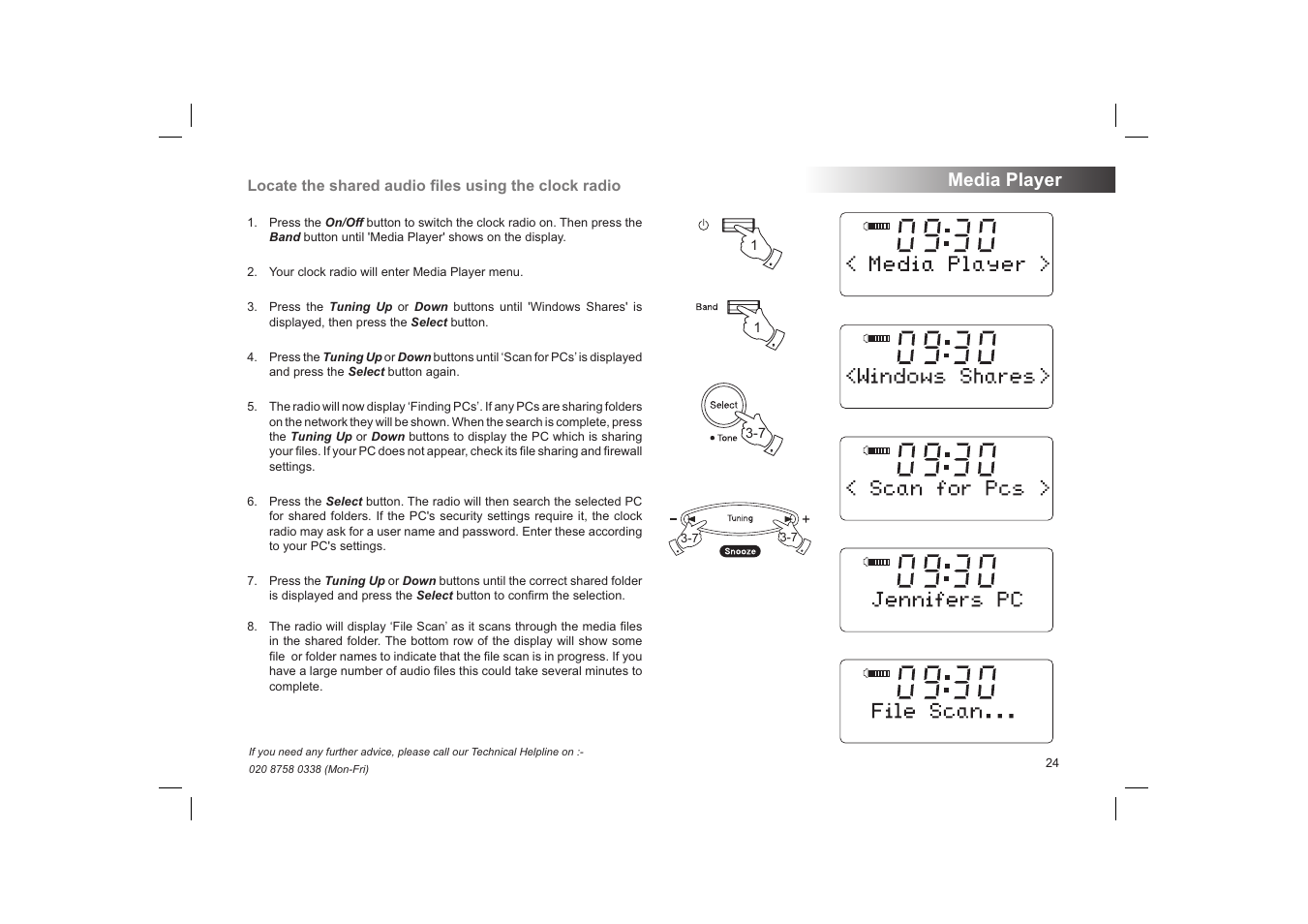 Media player | Roberts Radio STREAMTime User Manual | Page 25 / 68